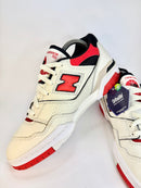 40 - New Balance 550 Sea Salt True Red