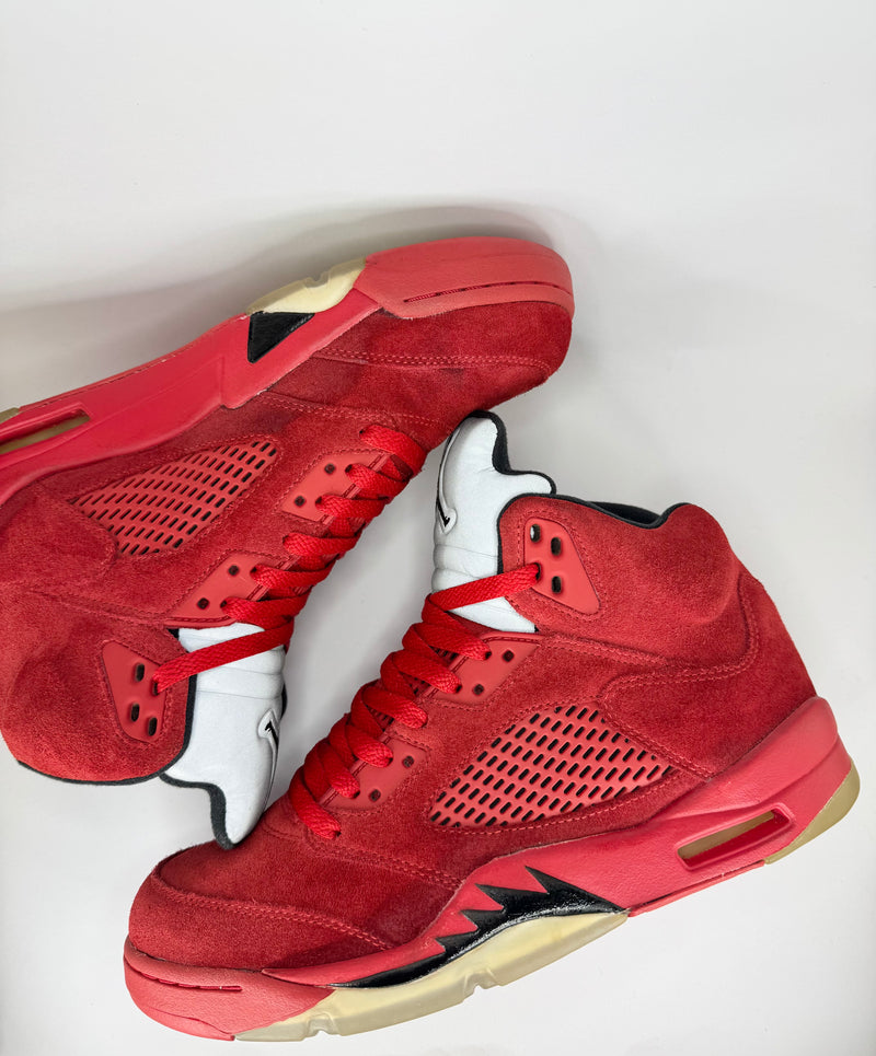 41 - Nike Air Jordan 5 Retro Red Suede (2017)