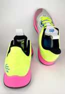 43 - Under Armour Curry HOVR Splash Halo Grey Lime Pink
