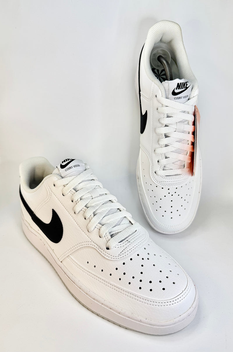 42 - Nike Court Vision Low White Black Green
