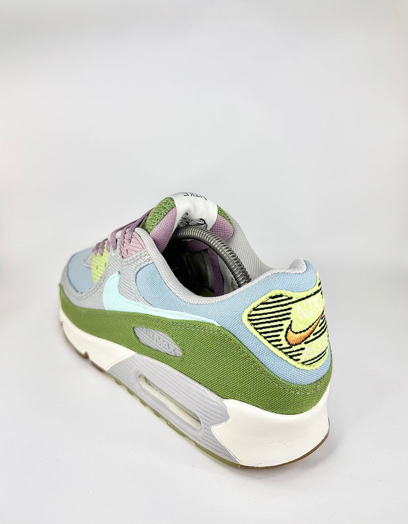 42 - Nike Air Max 90 Sun Club Worn Blue Copa Wolf Grey
