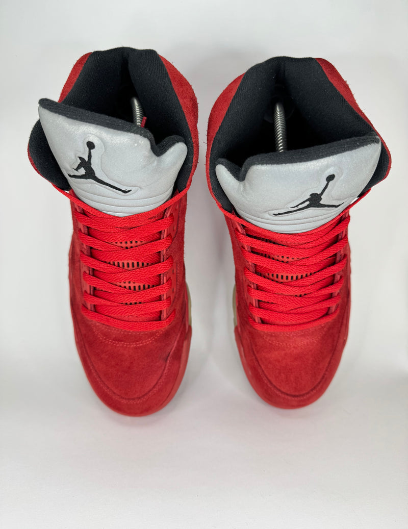 41 - Nike Air Jordan 5 Retro Red Suede (2017)