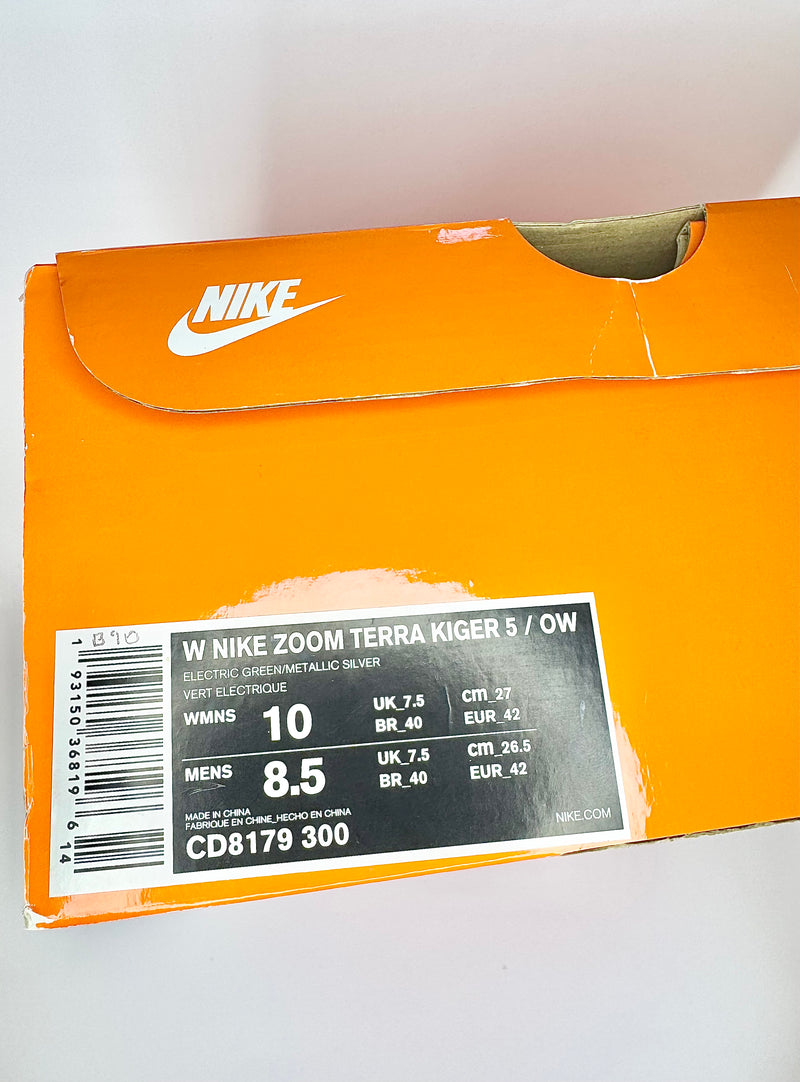 40 - Off-White x Nike Zoom Terra Kiger 5 Green
