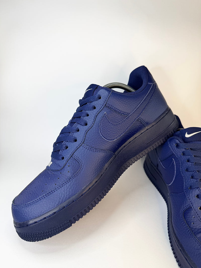 42 - Nike Air Force 1 Low 07 Leather Eblem Pack Blue