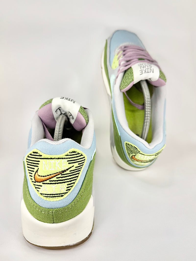 42 - Nike Air Max 90 Sun Club Worn Blue Copa Wolf Grey