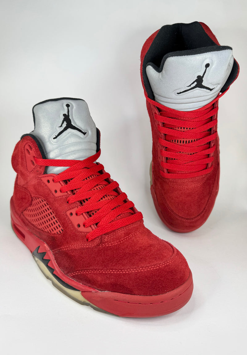 41 - Nike Air Jordan 5 Retro Red Suede (2017)