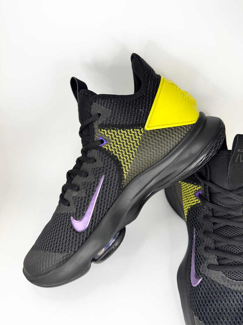 43 - Nike LeBron Witness 4 IV Black Yellow Purple