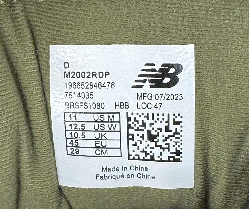 43 - New Balance 2002R High Desert Dark Moss