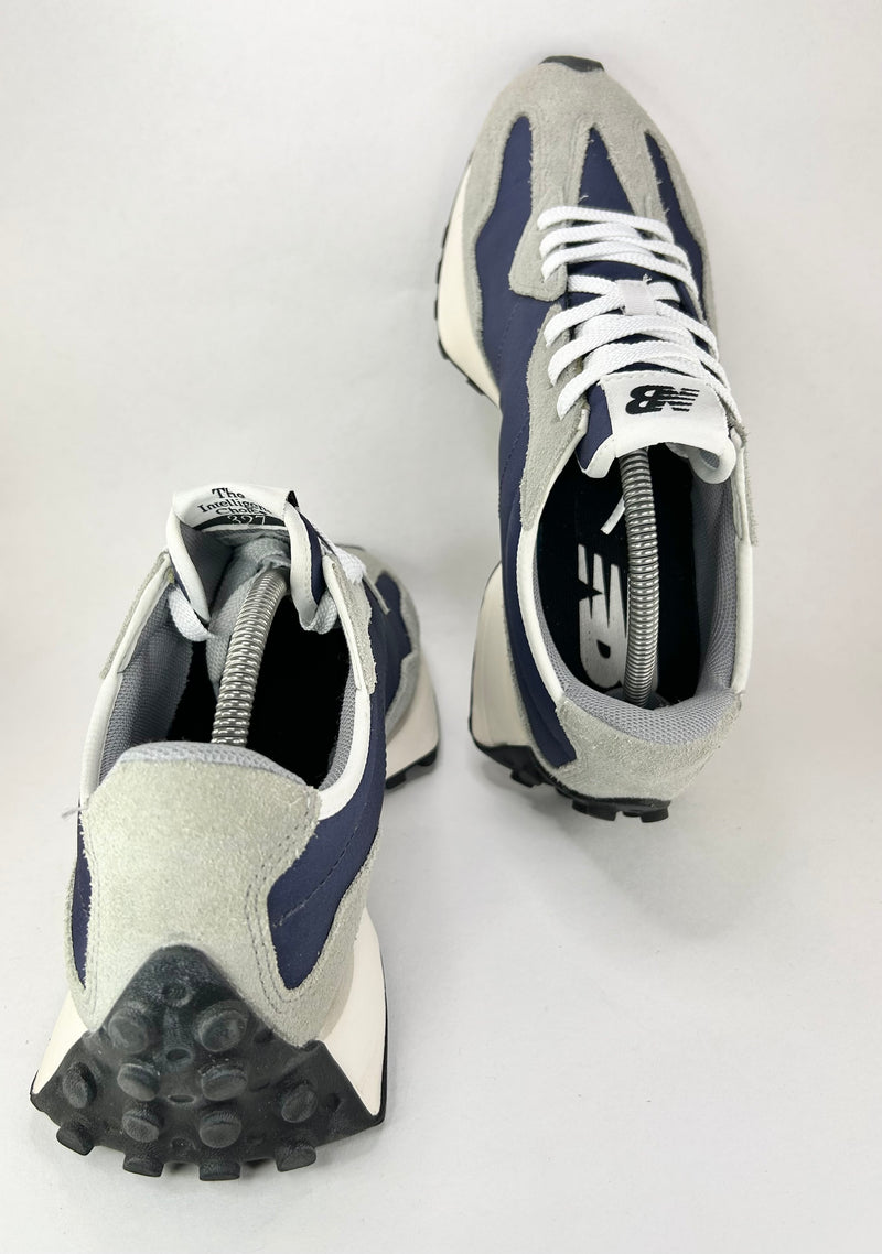 41 - New Balance 327 Grey And Blue