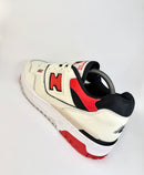 40 - New Balance 550 Sea Salt True Red