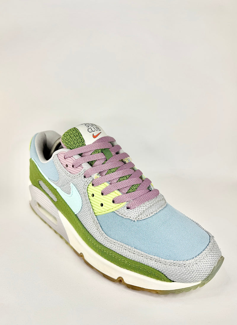 42 - Nike Air Max 90 Sun Club Worn Blue Copa Wolf Grey