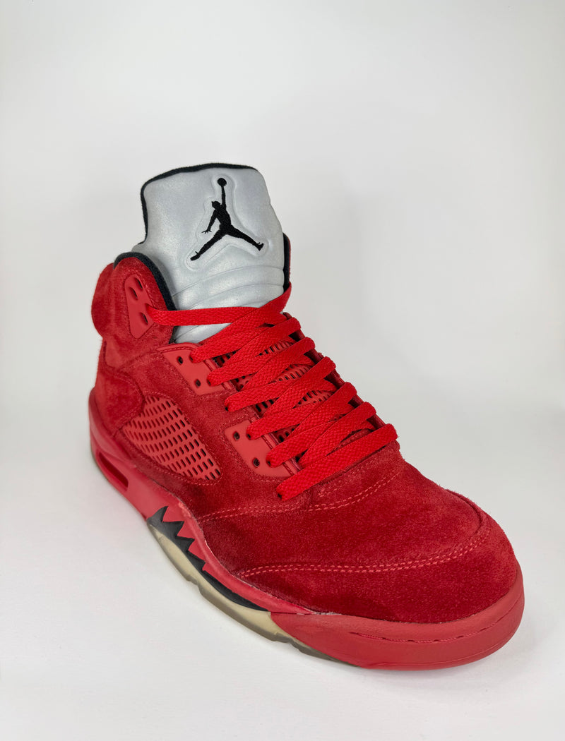 41 - Nike Air Jordan 5 Retro Red Suede (2017)