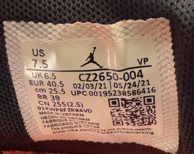 39 - Nike Air Jordan 36 Black Violet