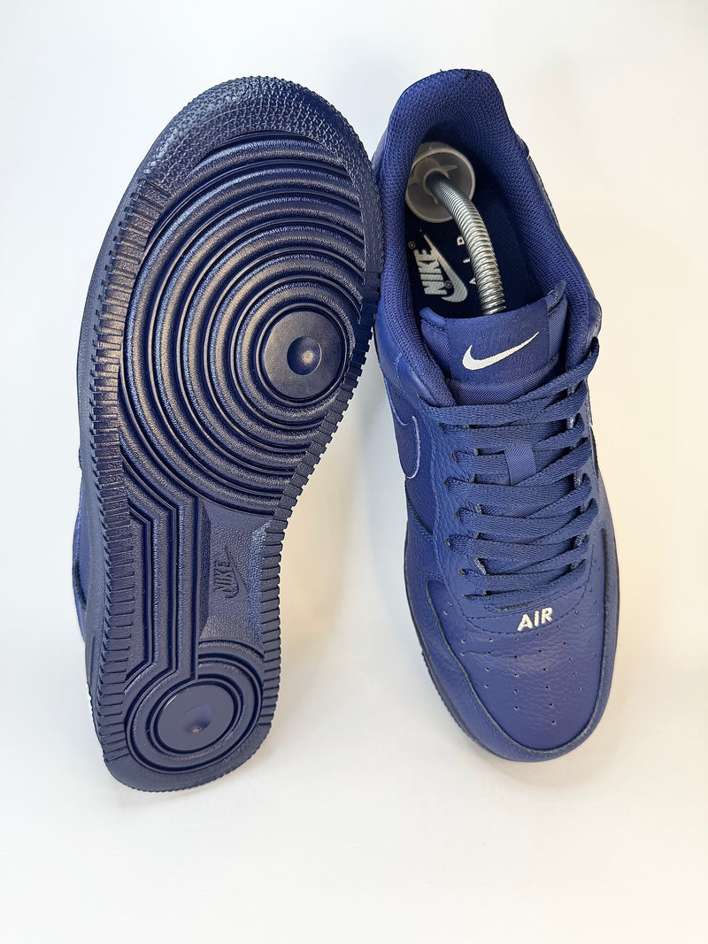 42 - Nike Air Force 1 Low 07 Leather Eblem Pack Blue