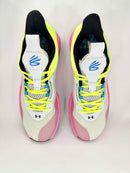43 - Under Armour Curry HOVR Splash Halo Grey Lime Pink